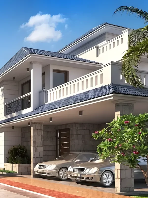Townhouse street elevation at Prestige Springwood